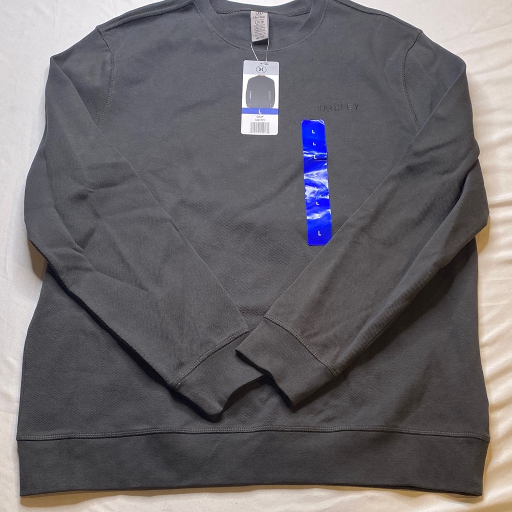 Hurley Men's Dark Gray‎ Crewneck Sweater